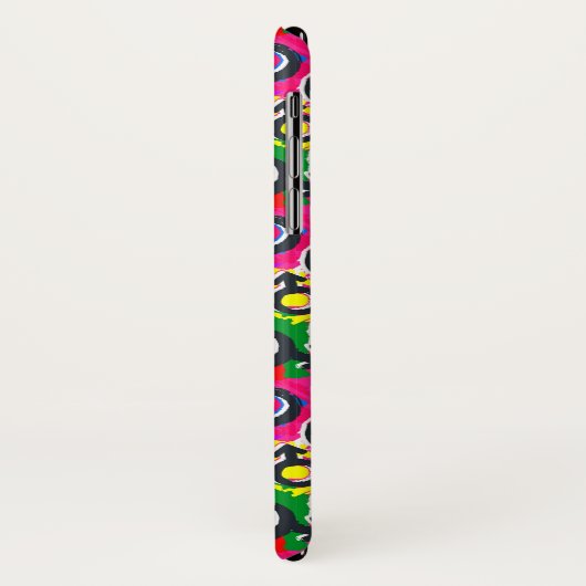 Gay Pride Gender Neon Pattern Case-Mate iPhone Case (Achterkant/links)