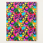 Gay Pride Gender Neon Pattern Planner (Achterkant)