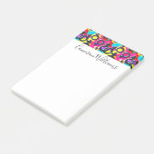 Gay Pride Gender Neon Pattern Post-it® Notes (Schuin)