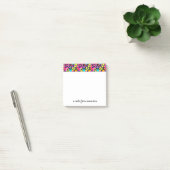 Gay Pride Gender Neon Pattern Post-it® Notes (Kantoor)