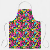 Gay Pride Gender Neon Pattern Schort (Voorkant)