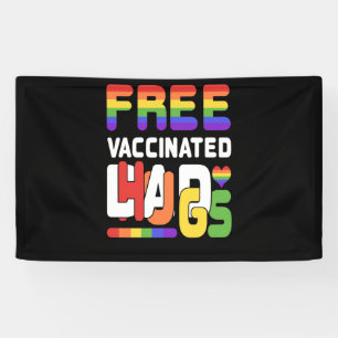 Gay Pride gevaccineerd LGBT Lesbian LGBTQ Proud Da Spandoek