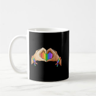 Gay Pride Gif LGBT Rainbow Ice Cream T-shirt Koffiemok