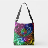 Gay Pride Glitter Party Confetti Rainbow LGBT Crossbody Tas (Voorkant)