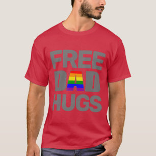 Gay pride Gratis Pap Knuffels Liefde is liefde Reg T-shirt