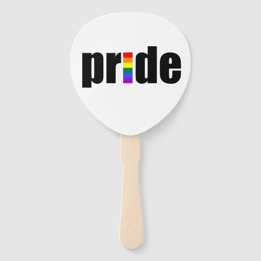 Gay Pride Handwaaier (Voorkant)