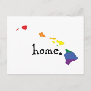 Gay Pride Home   Hawaii Briefkaart