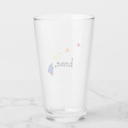 Gay Pride Home | Hawaii Glas (Achterkant)
