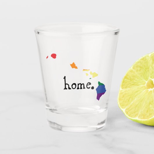 Gay Pride Home | Hawaii Shot Glas (Voorkant)