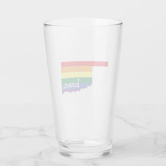 Gay Pride Home | Oklahoma Glas (Achterkant)