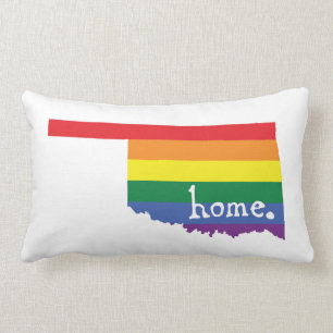 Gay Pride Home   Oklahoma Kussen