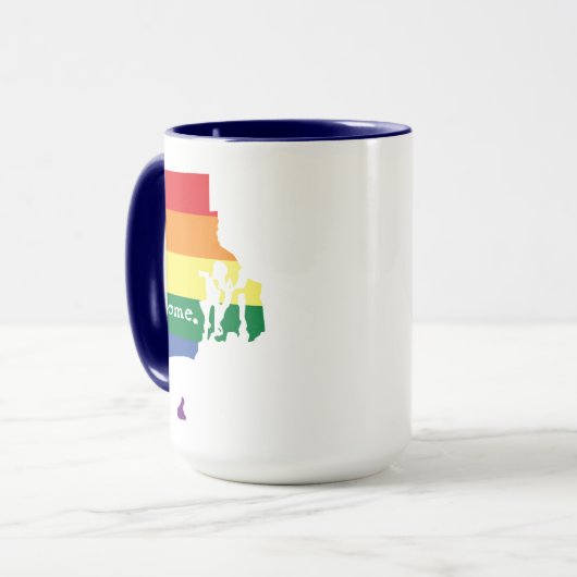 Gay Pride Home | Rhode Island Mok (Voorkant links)
