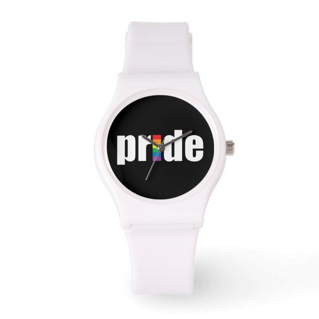 Gay Pride Horloge (Voorkant)