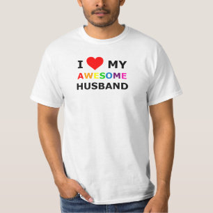 Gay Pride "I Love My Geweldige Husband" 1 T-shirt
