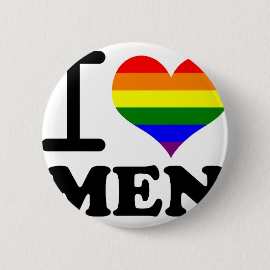 Gay Pride - Ik hou van mijn vriend Ronde Button 5,7 Cm (Voorkant)