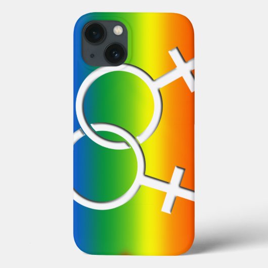 Gay Pride iPad Case Hoesjes met dezelfde soort lie (Achterkant)