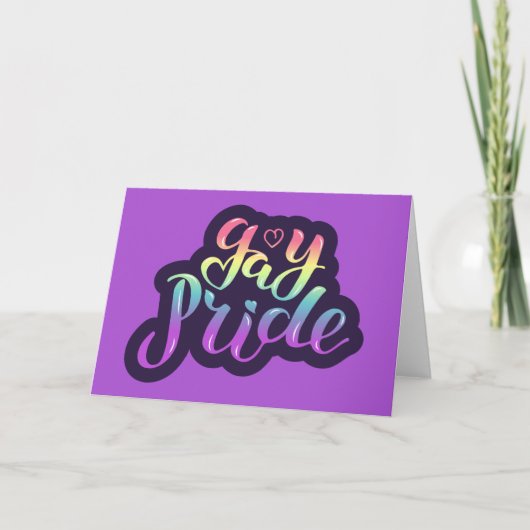 Gay Pride Kaart (Voorkant)