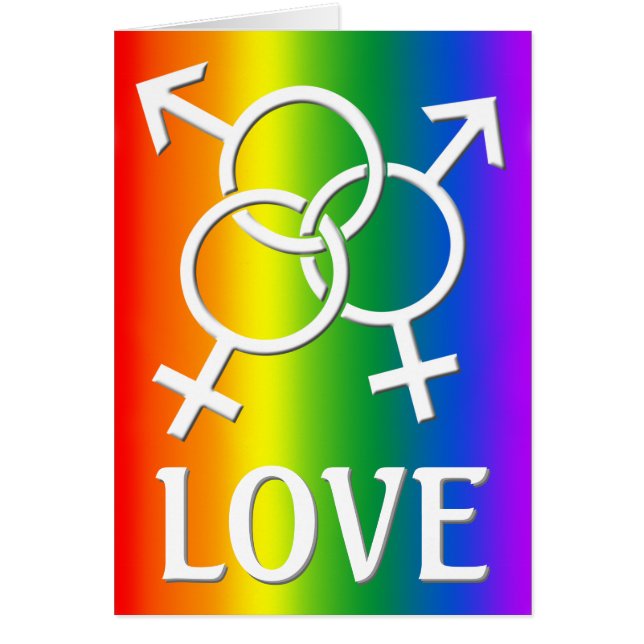 Gay Pride Kaarten LGBT Love Invitations & Kaarten (Voorkant)