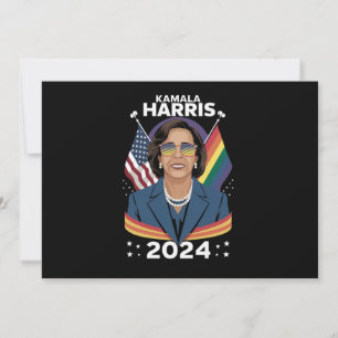 Gay Pride Kamala Harris 2024 Vice President LGBTQ+ Kaart
