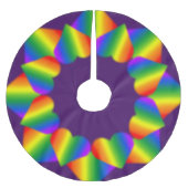 Gay Pride-kerstboom Rok-regenboogliefdesdecor Kerstboom Rok (Voorkant)