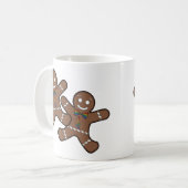 Gay Pride kerstontbijt Mannen Couple Koffiemok (Voorkant links)