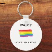 Gay pride keyring sleutelhanger (Voorkant)