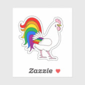 gay pride kip sticker (Vel)