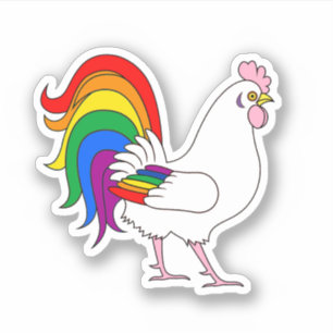 gay pride kip sticker