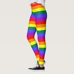 Gay Pride LGBT Colorful Rainbow Patroon Leggings