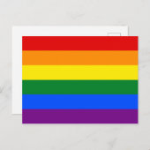 Gay Pride LGBT Rainbow Flag Briefkaart (Voorkant / Achterkant)