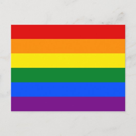 Gay Pride LGBT Rainbow Flag Briefkaart (Voorkant)