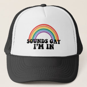 Gay Pride LGBT Rainbow-geluiden die ik binnen ben Trucker Pet