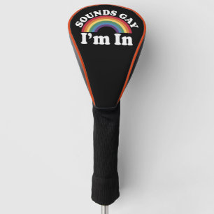 Gay Pride LGBT Regenboog Geluiden Gay Ik Ben In Golfheadcover