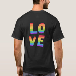 Gay Pride LGBT regenboogvlag liefde is liefde voor T-shirt
