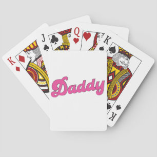 Gay Pride LGBT Roze Beer Gay Daddy  Pokerkaarten