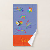 gay pride lgbtq coloré mois (Serviette à main)