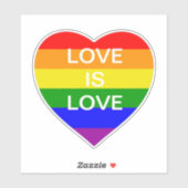 Gay Pride liefde is liefde Sticker (Vel)