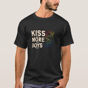 Gay Pride Maand LGBTQ LGBT Regenboog Vlag Kus Meer T-shirt
