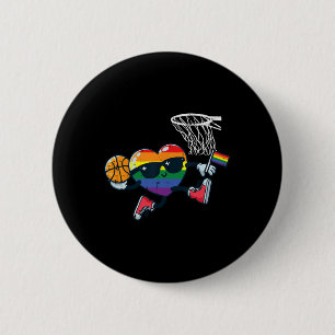Gay Pride Maand Skelet Hart Lgbtq Bondgenoot Regen Ronde Button 5,7 Cm