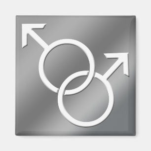 Gay pride Magnet Homme de même sexe Aimer aimants 