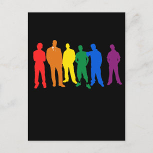 GAY PRIDE-MANNEN BRIEFKAART