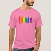 GAY PRIDE-MANNEN T-SHIRT (Voorkant)