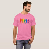 GAY PRIDE-MANNEN T-SHIRT (Voorkant volledig)