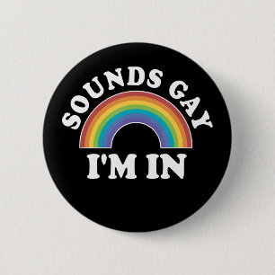 Gay Pride Mannen Vrouwen Lgbt regenbooggeluiden la Ronde Button 5,7 Cm