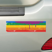 Gay Pride Merchandise Bumpersticker (Op auto)