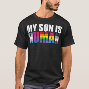 Gay Pride Mijn zoon is een menselijke vader die va T-shirt