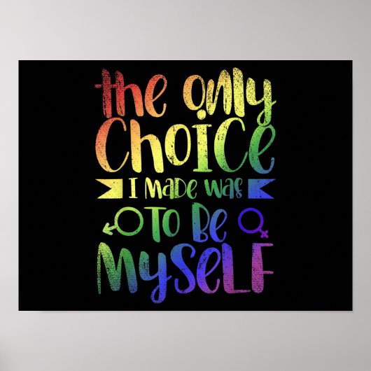 Gay Pride Month Gift Poster (Voorkant)