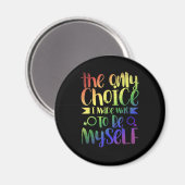 Gay Pride Month Gift Q Magneet (Voorkant / Achterkant)