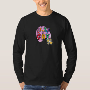 Gay Pride Mooie Gaysian Lgbt Regenboog Kleuren Lie T-shirt