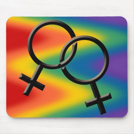 Gay Pride Mousepad Gay Pride Mousepad Muismat (Voorkant)
